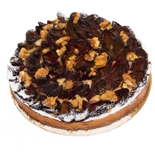  Sablé prune et noix caramélisées 