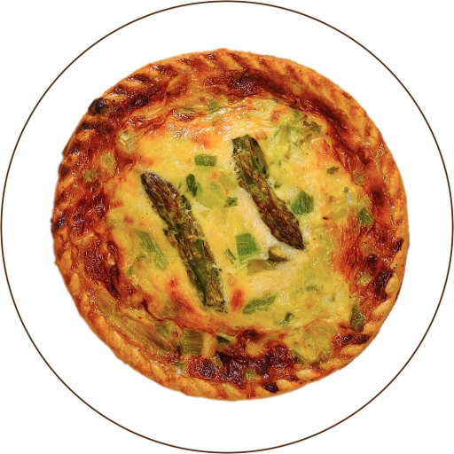 Quiche asperges brie de meaux