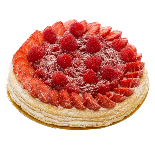 Feuilletée fraises framboises