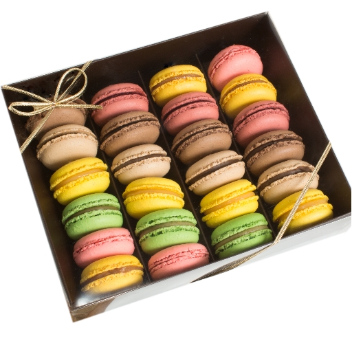 Boite de macaron de 24 pièces